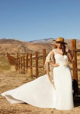Cowgirl wedding dress